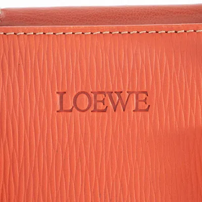Pre-owned Loewe Orange Leather Shoulder Bag ()