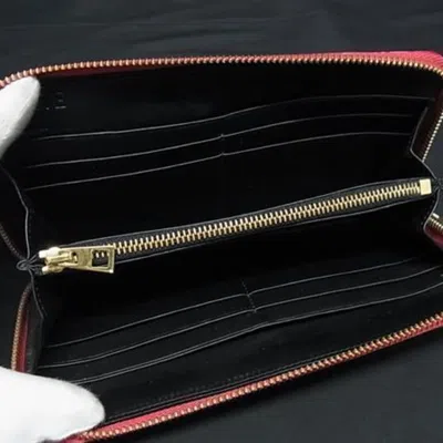 Pre-owned Loewe Pink Leather Coin Purse/coin Case ()