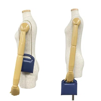 Pre-owned Loewe Purple Leather Handbag Shoulder Bag ()