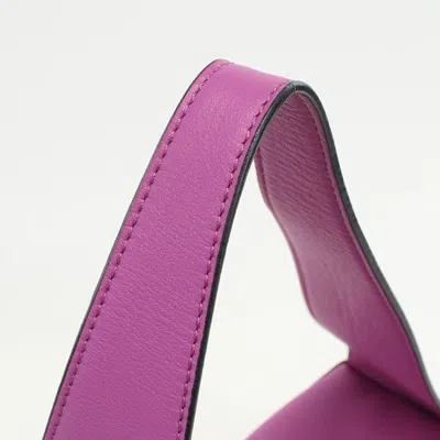 Pre-owned Loewe Purple Leather Shoulder Bag ()