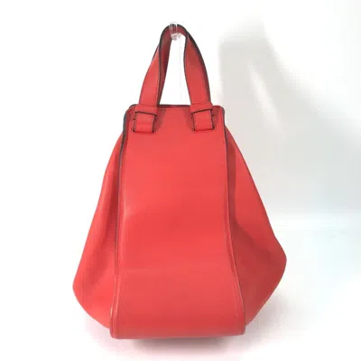 Pre-owned Loewe Red Color Leather Handbag Shoulder Bag ()