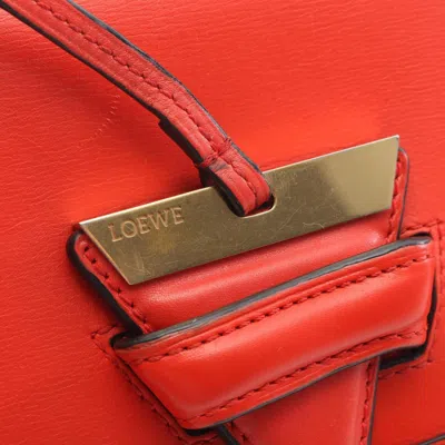 Pre-owned Loewe Red Color Leather Shoulder Bag ()