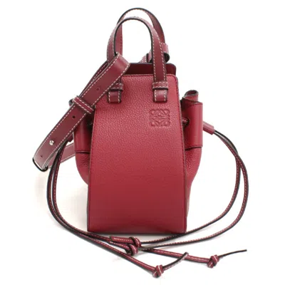 Pre-owned Loewe Red Color Leather Shoulder Bag ()