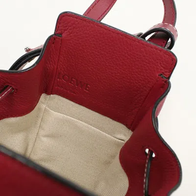 Pre-owned Loewe Red Color Leather Shoulder Bag ()
