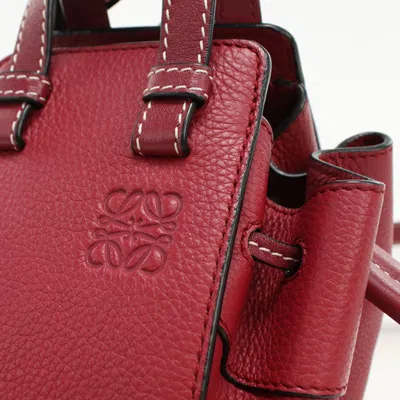 Pre-owned Loewe Red Color Leather Shoulder Bag ()