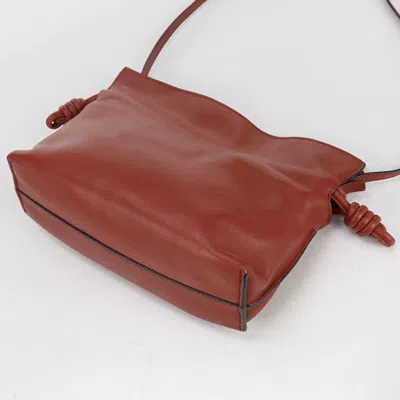 Pre-owned Loewe Red Color Leather Shoulder Bag ()