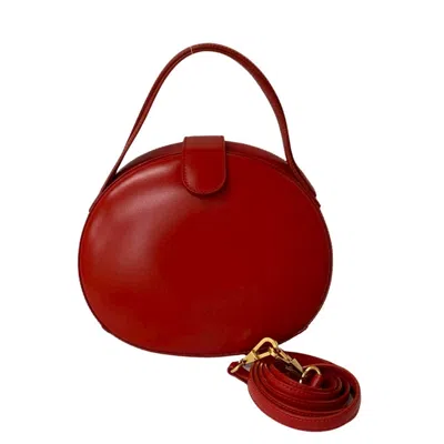 Pre-owned Loewe Red Color Leather Shoulder Bag ()