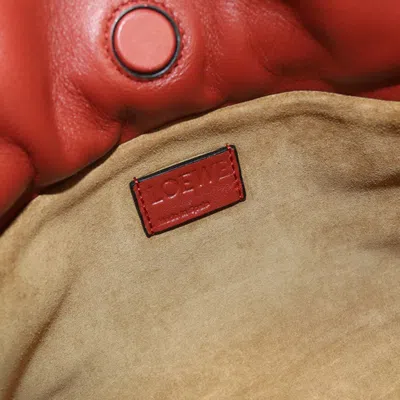 Pre-owned Loewe Red Color Leather Shoulder Bag ()