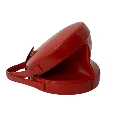 Pre-owned Loewe Red Color Leather Shoulder Bag ()