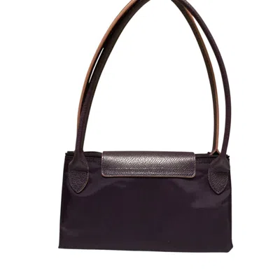 Pre-owned Longchamp Purple Nylon Handbag Tote Bag ()