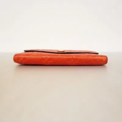 Pre-owned Louis Vuitton Auriane Wallet (tri-fold) () In Gold