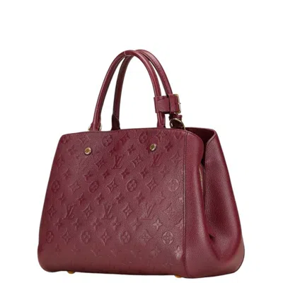 Pre-owned Louis Vuitton Aurore Monogram Purple Leather Handbag Shoulder Bag ()