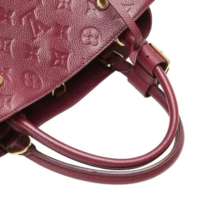 Pre-owned Louis Vuitton Aurore Monogram Purple Leather Handbag Shoulder Bag ()