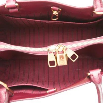 Pre-owned Louis Vuitton Aurore Monogram Purple Leather Handbag Shoulder Bag ()