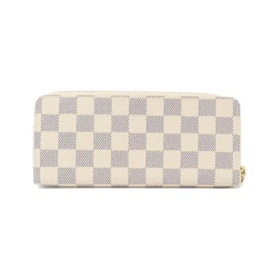Pre-owned Louis Vuitton Azur Rose Ballerine Coated Canvas Long Wallet (bi-fold) ()
