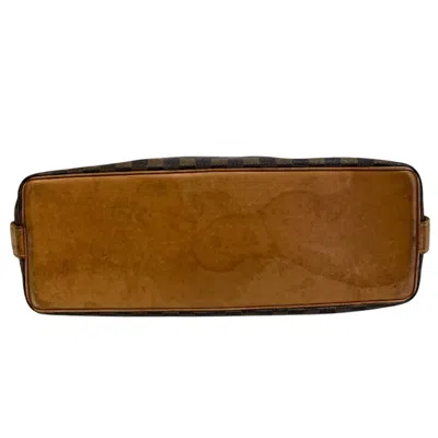 Pre-owned Louis Vuitton Beige Brown Damier Canvas Tote Bag () In Multi