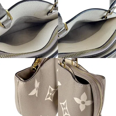 Pre-owned Louis Vuitton Beige Cream Tourterelle Monogram Empreinte Handbag Shoulder Bag ()