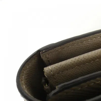 Pre-owned Louis Vuitton Beige Leather Long Wallet (bi-fold) () In Sand