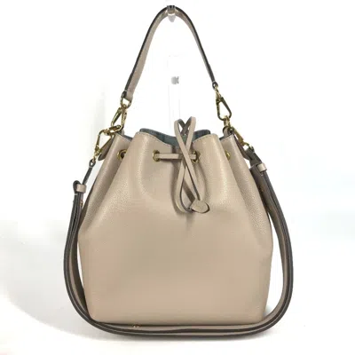 Pre-owned Louis Vuitton Beige Sand Leather Handbag Shoulder Bag ()