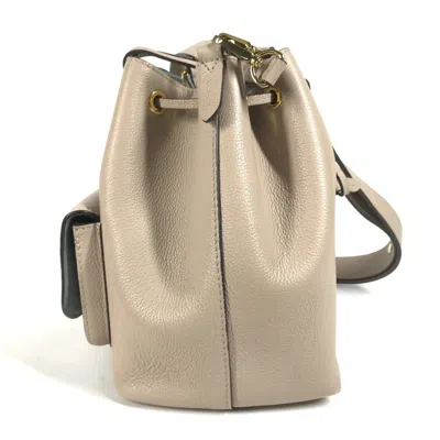 Pre-owned Louis Vuitton Beige Sand Leather Handbag Shoulder Bag ()