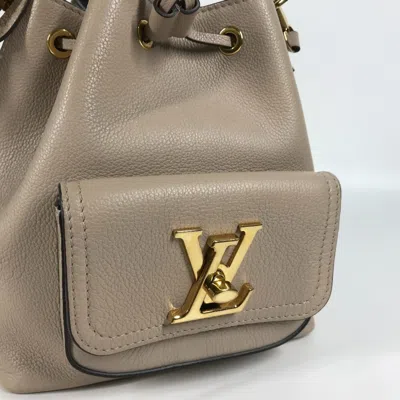 Pre-owned Louis Vuitton Beige Sand Leather Handbag Shoulder Bag ()