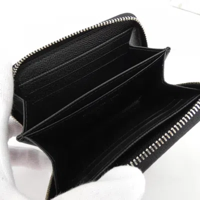 Pre-owned Louis Vuitton Black Coated Canvas Coin Purse/coin Case ()