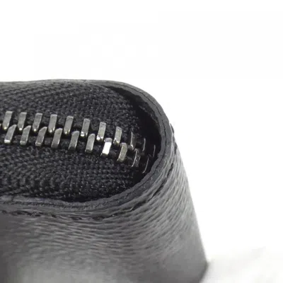 Pre-owned Louis Vuitton Black Coated Canvas Coin Purse/coin Case ()