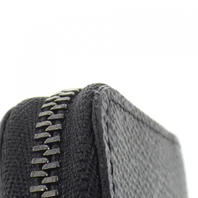 Pre-owned Louis Vuitton Black Coated Canvas Coin Purse/coin Case ()