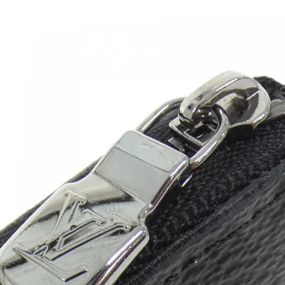Pre-owned Louis Vuitton Black Coated Canvas Coin Purse/coin Case ()
