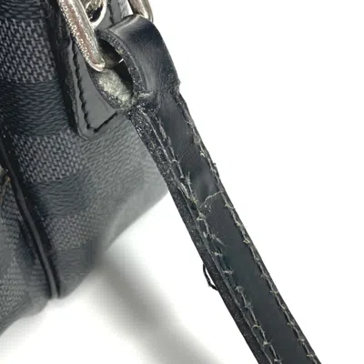 Pre-owned Louis Vuitton Black Damier Graphite Damier Graphite Pochette Shoulder Bag ()