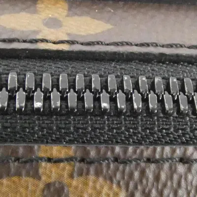 Pre-owned Louis Vuitton Black Dark Brown Marron Coated Canvas Shoulder Bag ()