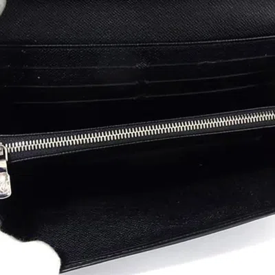 Pre-owned Louis Vuitton Black Epi Leather Long Wallet (bi-fold) ()