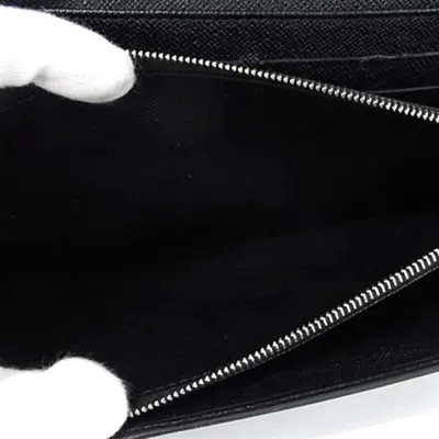 Pre-owned Louis Vuitton Black Epi Leather Long Wallet (bi-fold) ()