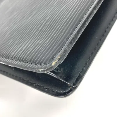 Pre-owned Louis Vuitton Black Galle Epi Leather Clutch Bag Pouch ()