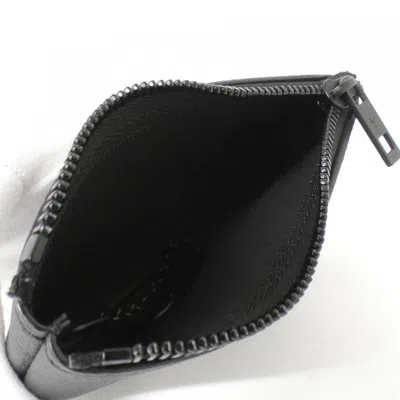 Pre-owned Louis Vuitton Black Leather Coin Purse/coin Case ()
