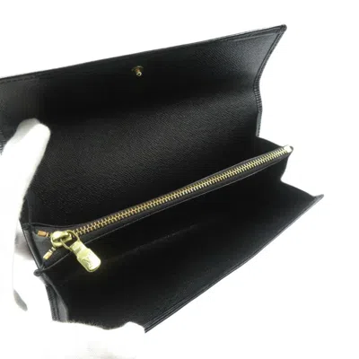 Pre-owned Louis Vuitton Black Noir Epi Leather Coin Purse/coin Case ()