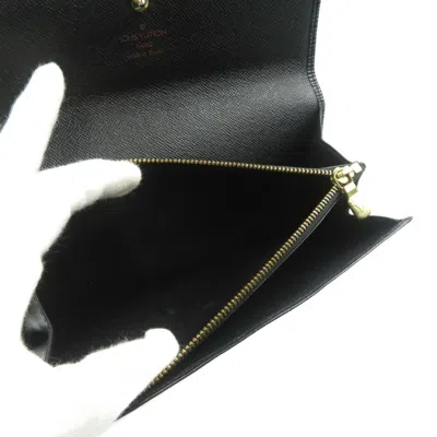 Pre-owned Louis Vuitton Black Noir Epi Leather Coin Purse/coin Case ()