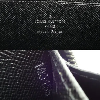 Pre-owned Louis Vuitton Black Noir Epi Leather Long Bill Wallet (bi-fold) ()