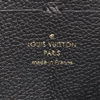 Pre-owned Louis Vuitton Black Noir Monogram Empreinte Long Wallet (bi-fold) ()