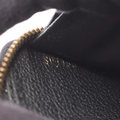 Pre-owned Louis Vuitton Black Noir Monogram Empreinte Long Wallet (bi-fold) ()