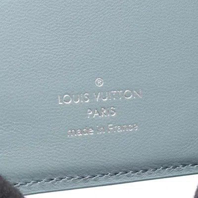 Pre-owned Louis Vuitton Blue Leather Wallet (bi-fold) ()
