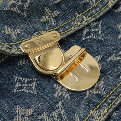 Pre-owned Louis Vuitton Blue Monogram Denim Fanny Pack Shoulder Bag ()