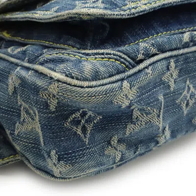 Pre-owned Louis Vuitton Blue Monogram Denim Fanny Pack Sling Bag ()