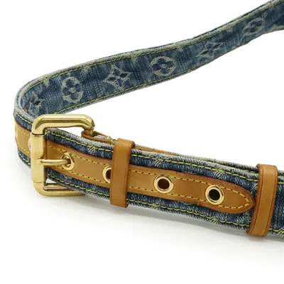 Pre-owned Louis Vuitton Blue Monogram Denim Fanny Pack Sling Bag ()
