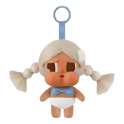 Pop Mart Crybaby Vacation Mode On Series Vinyl Plush Pendant 'chilling On The Beach' In Multi