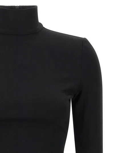 Magda Butrym Mini Dress With Balloon Skirt In Black