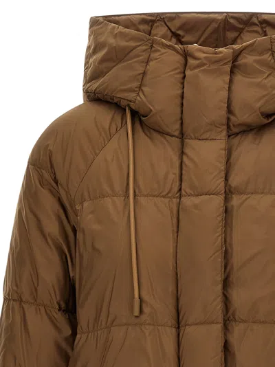 Weekend Max Mara Anfora Reversible Parka In Brown