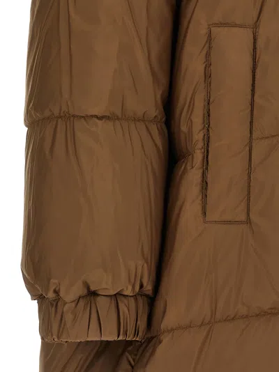 Weekend Max Mara Anfora Reversible Parka In Brown