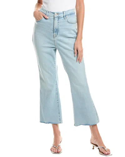 Good American Plus Good Legs Cropped Mini Bootcut Indigo Jean In Multi