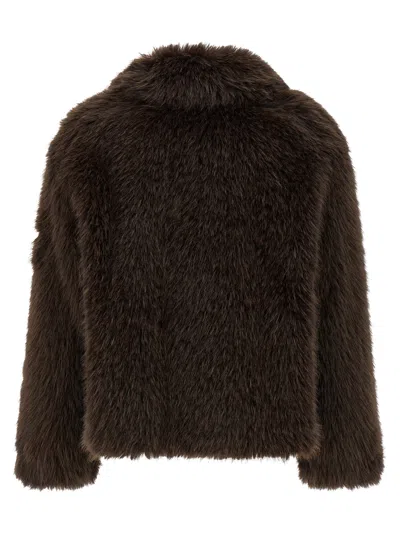 Weekend Max Mara Brenta1234 Fur Brown In Brown